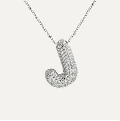 Karoline™ - Diamond Bubble Letter Halskette