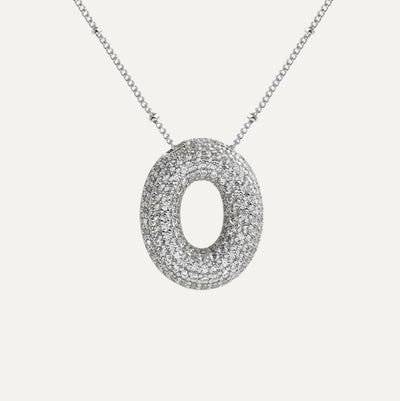 Karoline™ - Diamond Bubble Letter Halskette