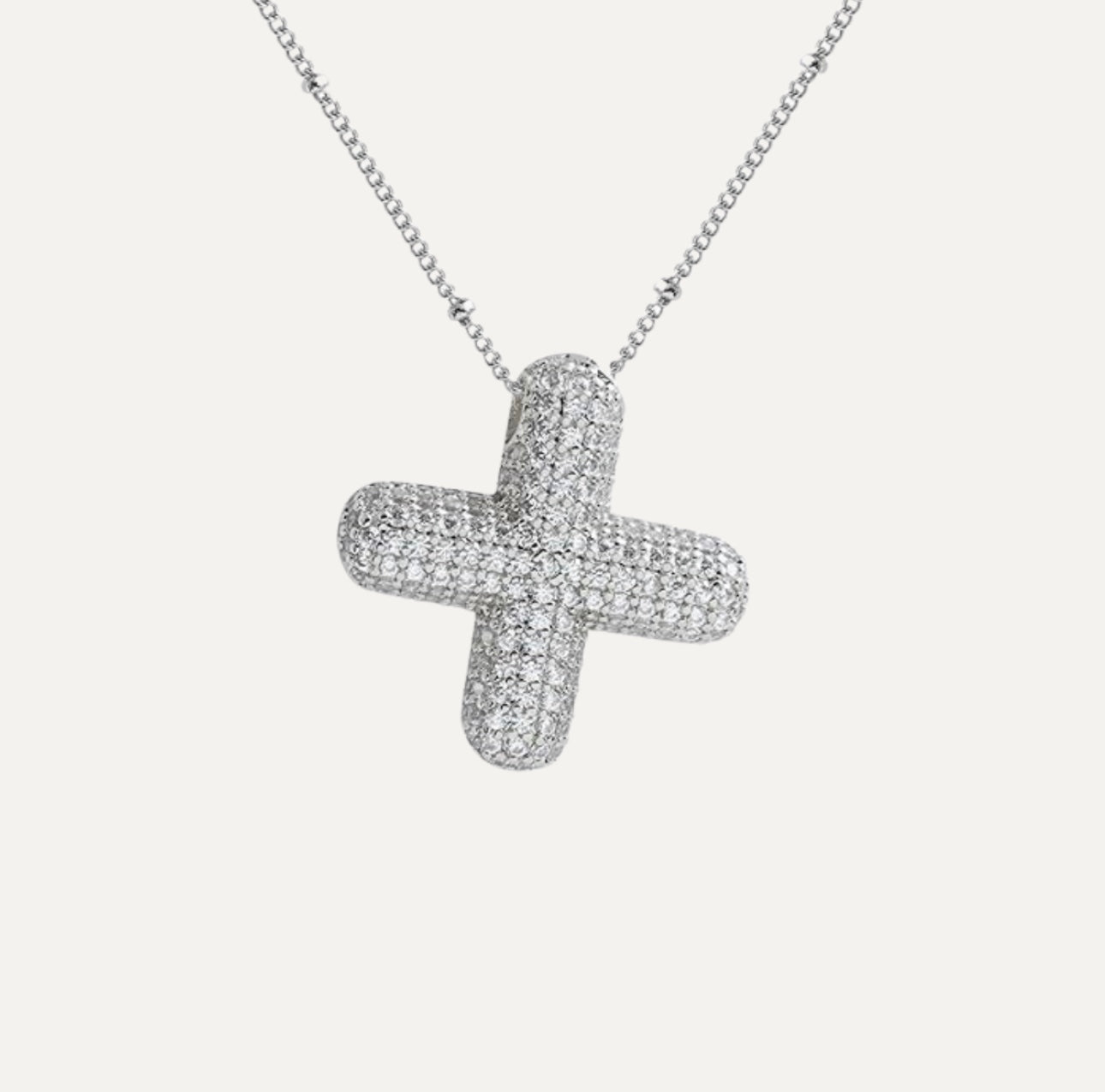 Karoline™ - Diamond Bubble Letter Halskette