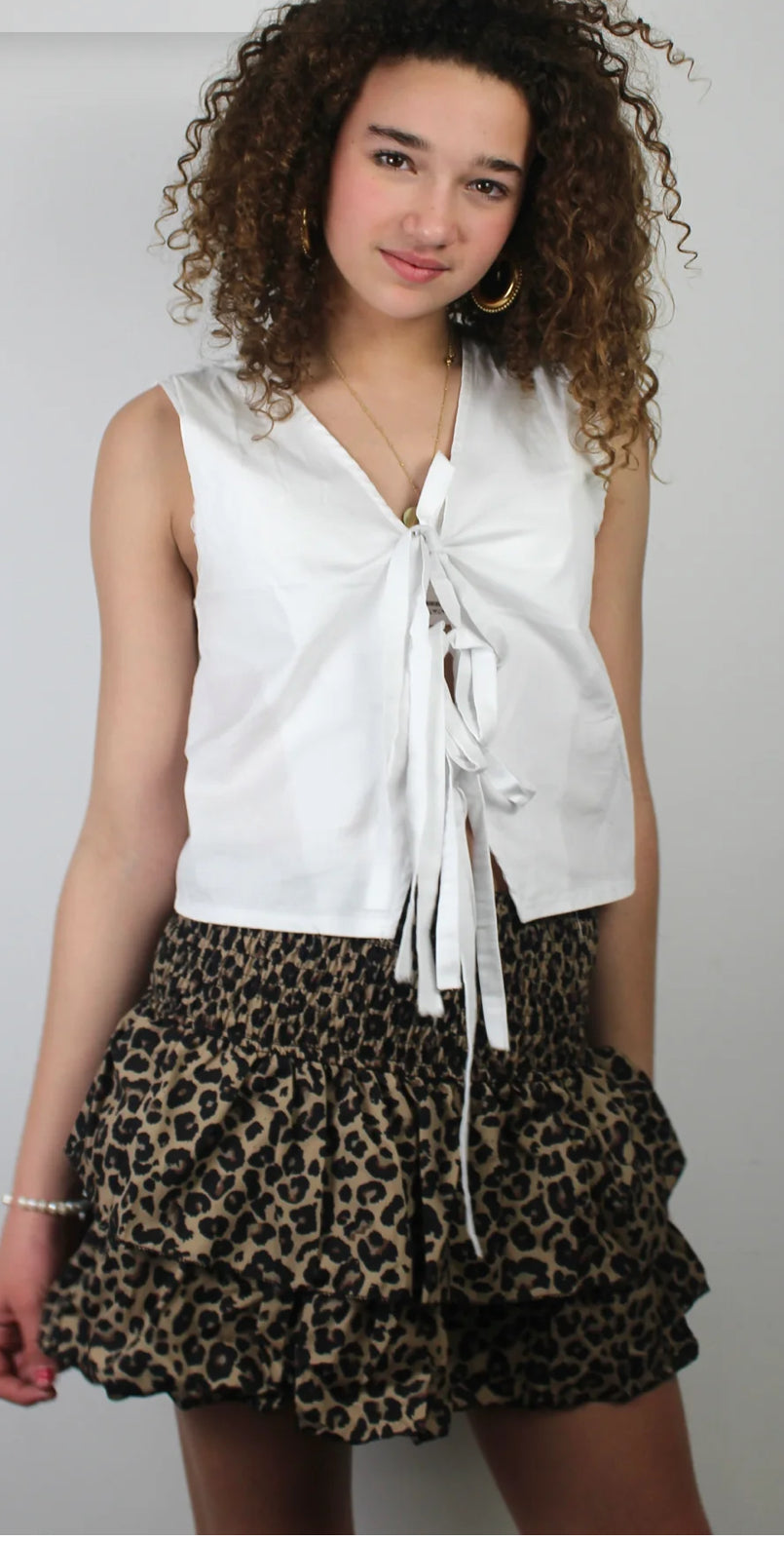 Tamina™ - Sommerrock Leopard/Schwarz/Weiß