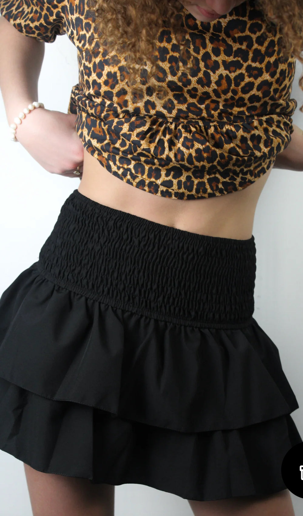 Tamina™ - Sommerrock Leopard/Schwarz/Weiß