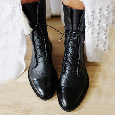 Sofy™ - Stiefel mit Absatz im Vintage-Look