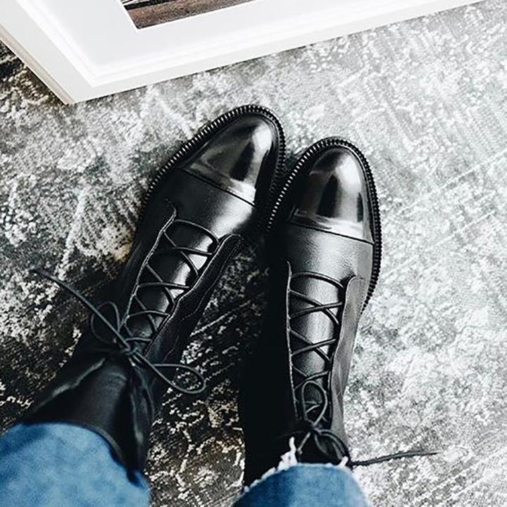 Fiona™ - Absatzstiefel im Vintage-Look