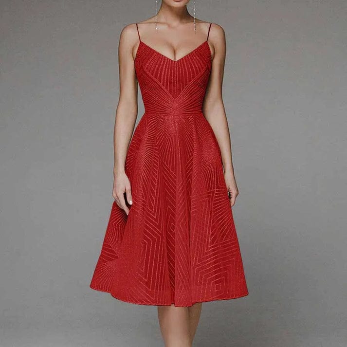Lucie - Elegantes Kleid mit offenem Rücken