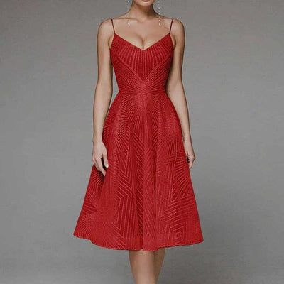 Lucie - Elegantes Kleid mit offenem Rücken