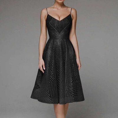 Lucie - Elegantes Kleid mit offenem Rücken