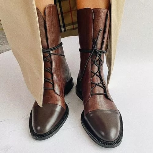Sofy™ - Stiefel mit Absatz im Vintage-Look