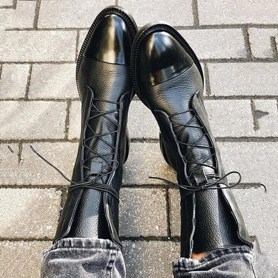 Sofy™ - Stiefel mit Absatz im Vintage-Look