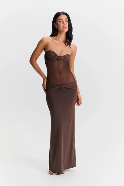 Sarah™ - Maxikleid mit abnehmbaren Trägern