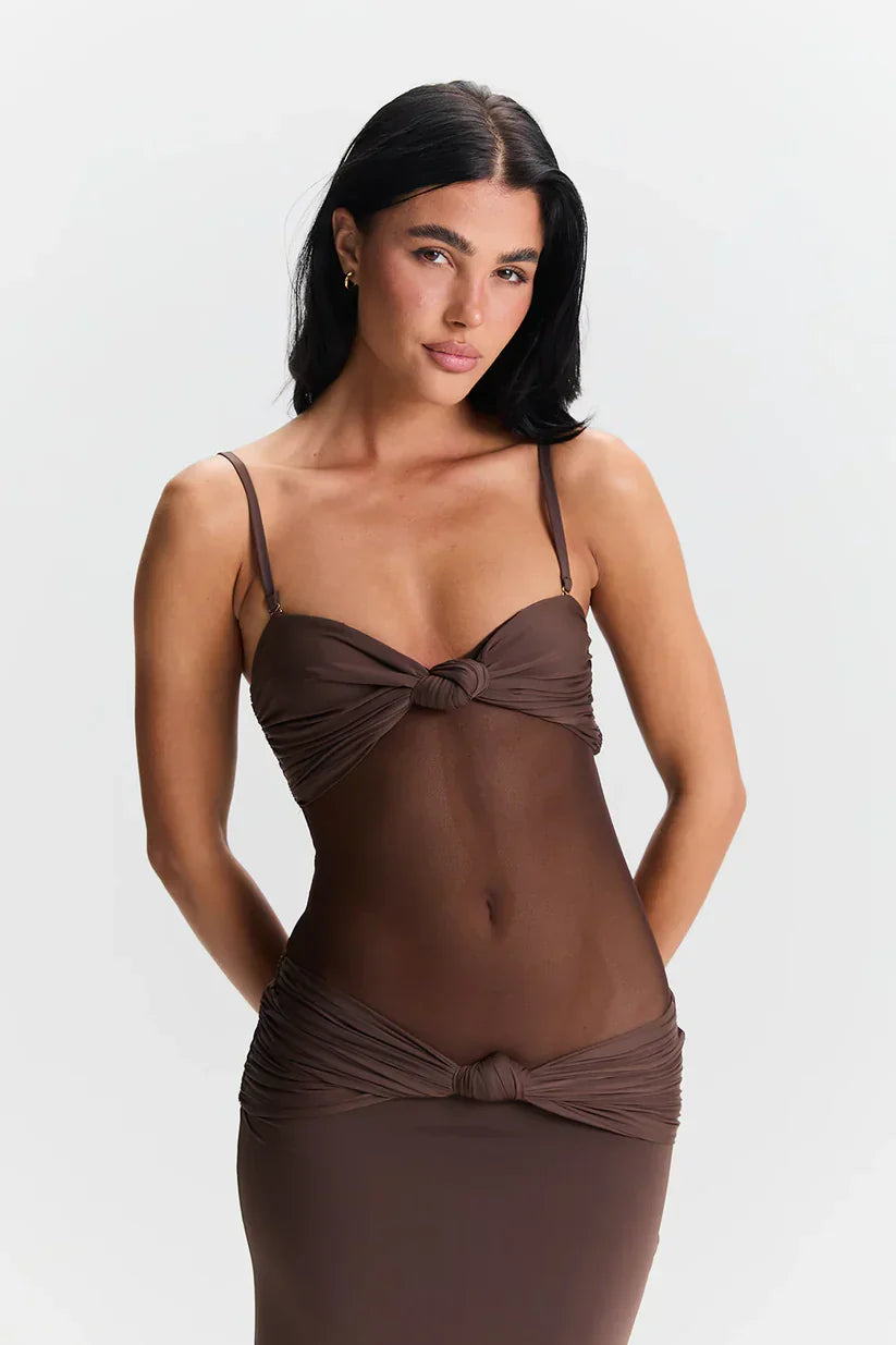 Sarah™ - Maxikleid mit abnehmbaren Trägern