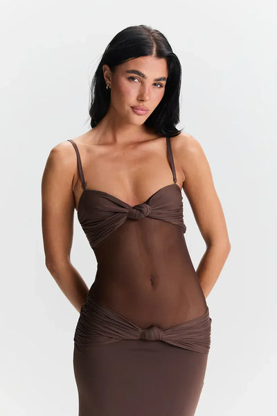 Sarah™ - Maxikleid mit abnehmbaren Trägern