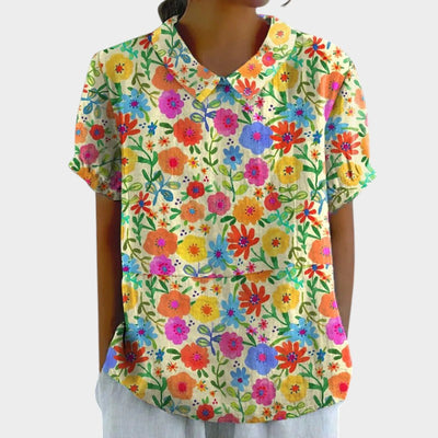 Isabelle™ - Blumenbluse