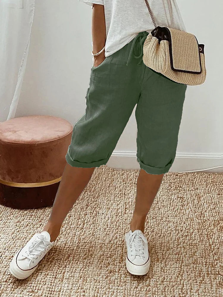 Orla™ - Baumwoll-Leinen Damenhose