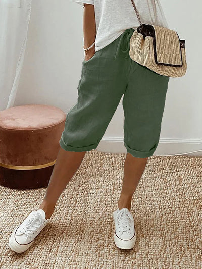 Orla™ - Baumwoll-Leinen Damenhose