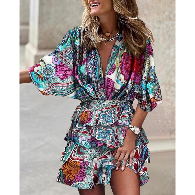 Soraya™ - Elegantes Blumenkleid