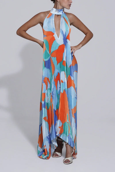 Charlotte™ - Schwüles Maxikleid mit Faltenwurf