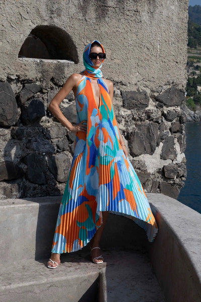 Charlotte™ - Schwüles Maxikleid mit Faltenwurf