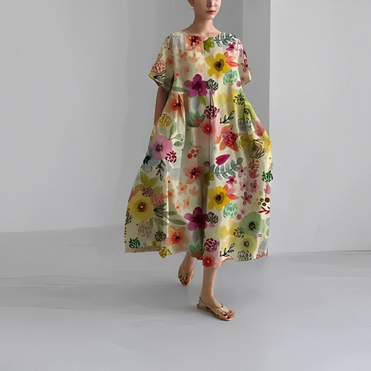 Soléane™ – Böhmisches Blumenkleid