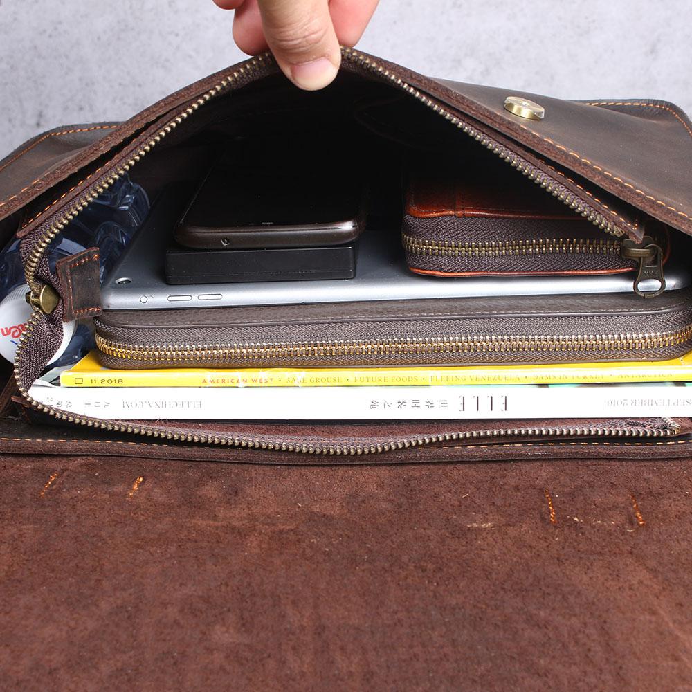 Leder-Kuriertasche | NAMUR