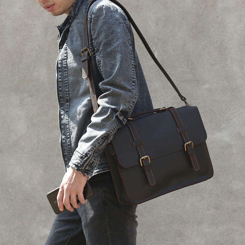 Leder-Kuriertasche | NAMUR