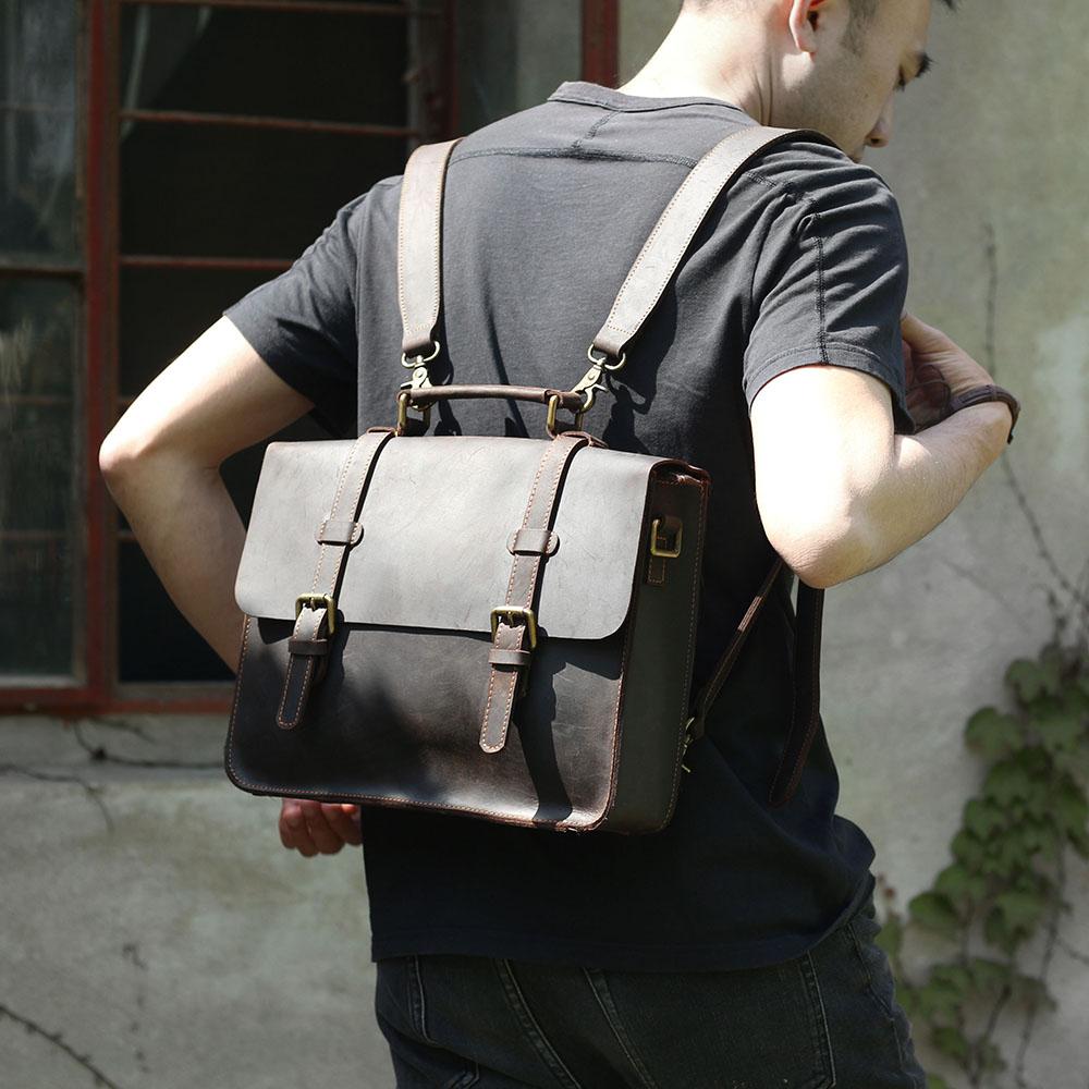 Leder-Kuriertasche | NAMUR