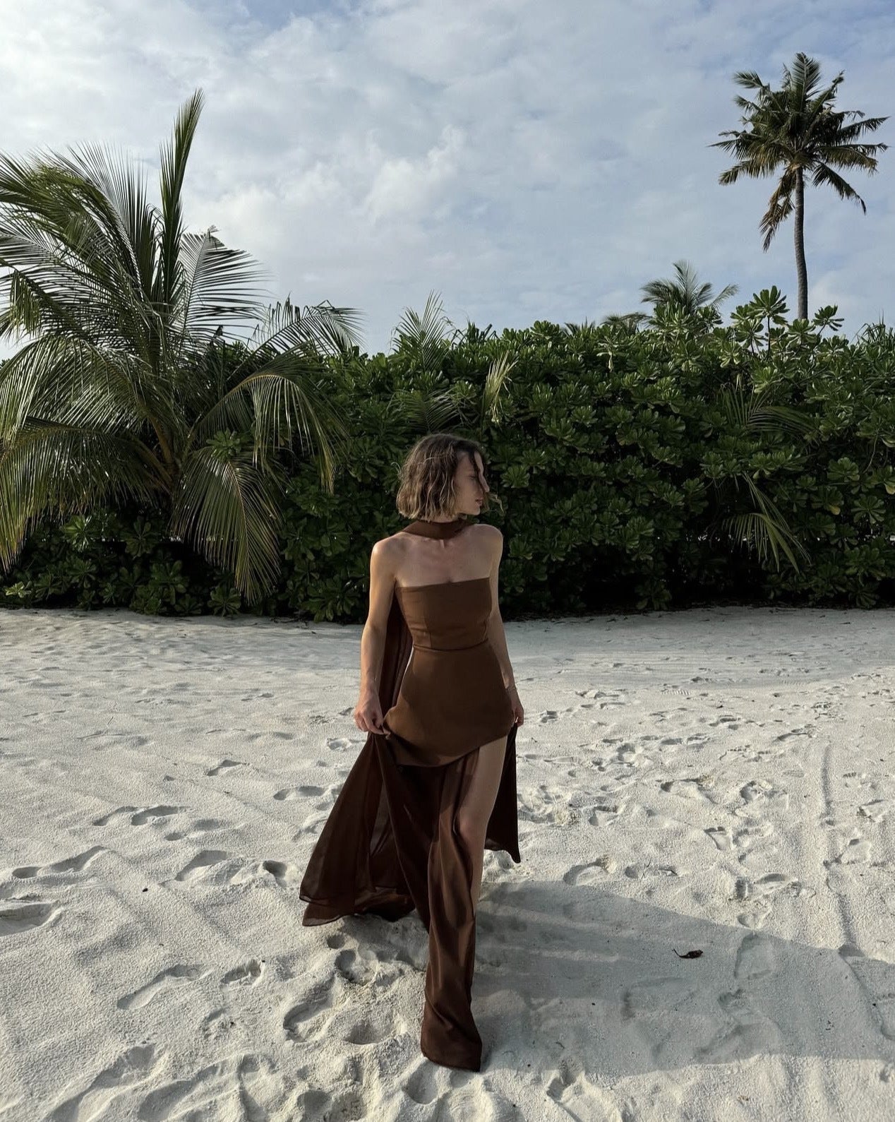 Valeria™ - Asymmetrisches Maxikleid