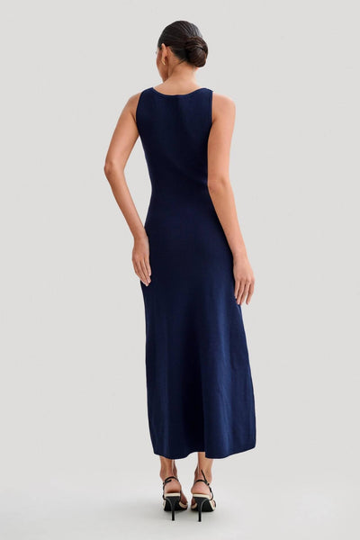 Anni™ - Strick Maxikleid ohne Ärmel