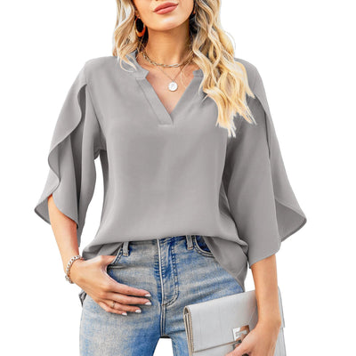 Leni™ - Elegantes Oberteil mit V-Ausschnitt