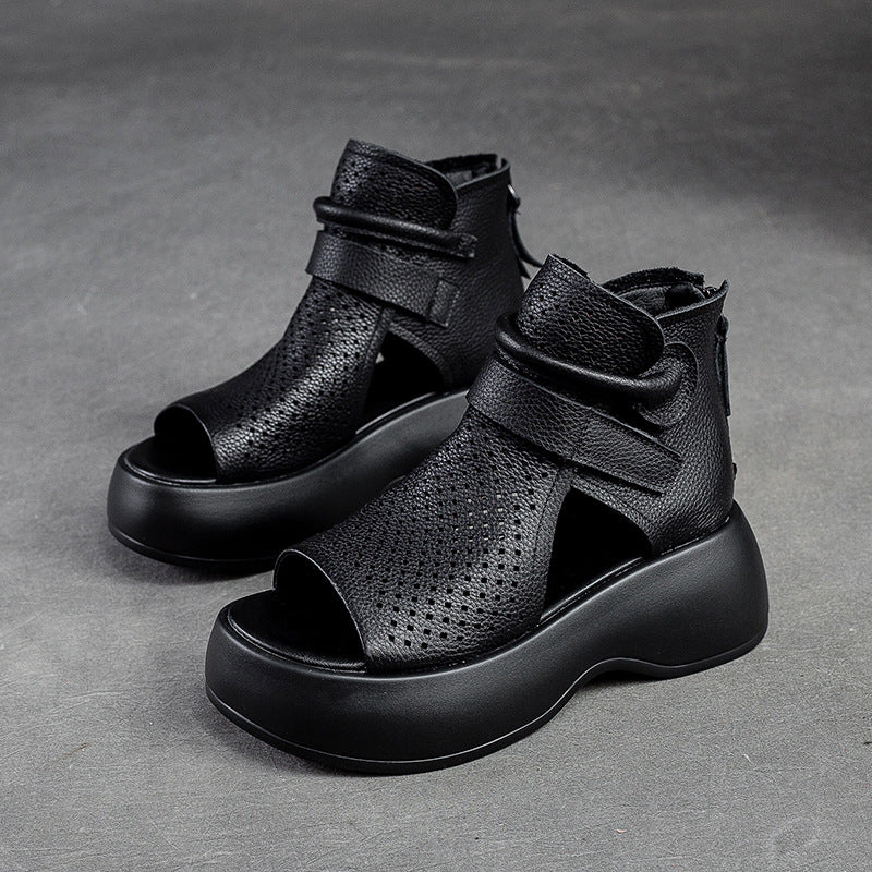 Federica - Zeitlose orthopädische Sandalen aus Leder