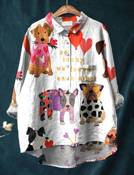Lola™ - Hunde-Kunst-Shirt