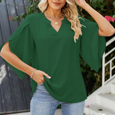 Leni™ - Elegantes Oberteil mit V-Ausschnitt