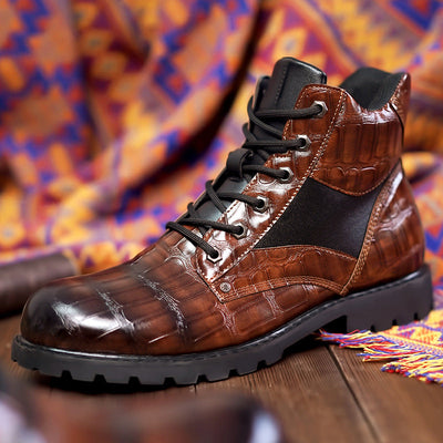 Edward - Krokodillederstiefel
