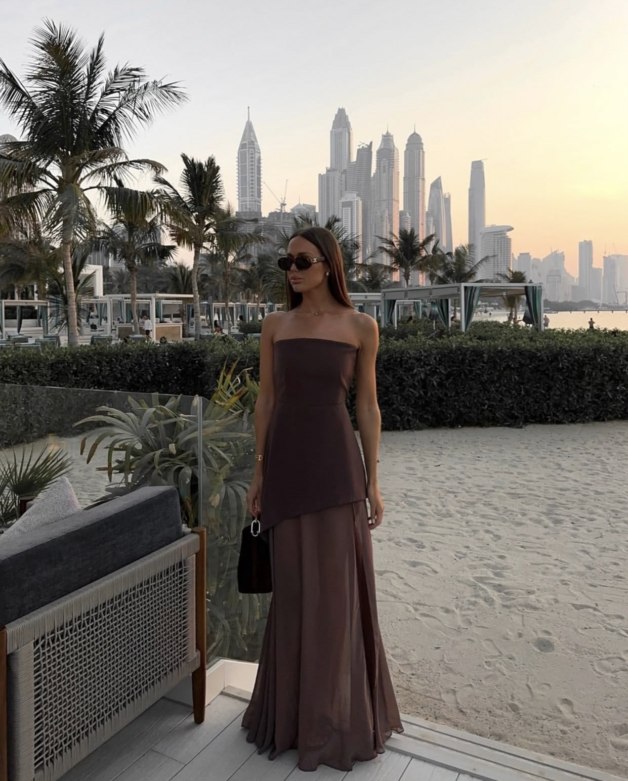 Valeria™ - Asymmetrisches Maxikleid