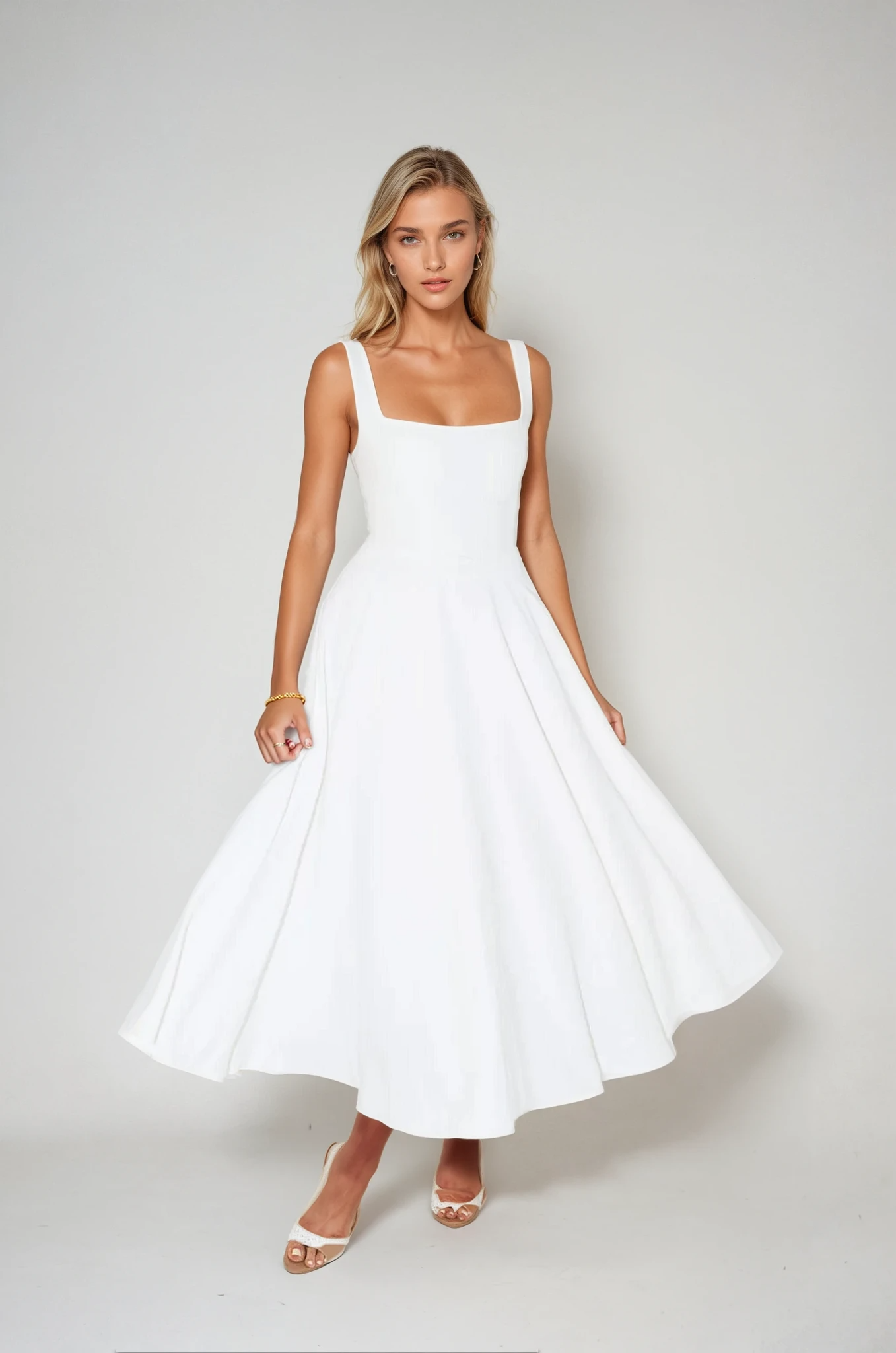 Yade™ - Midikleid mit hoher Taille