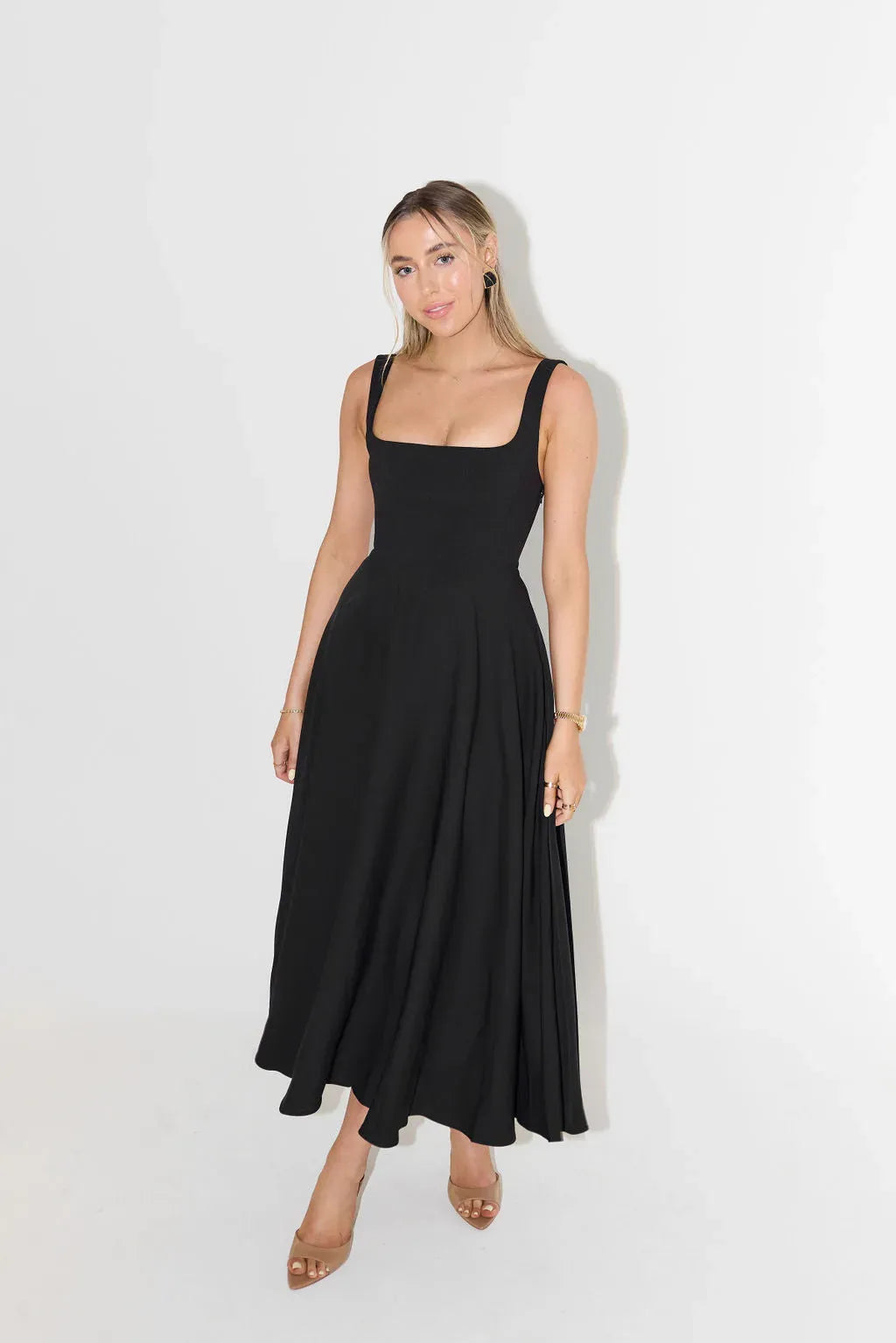 Yade™ - Midikleid mit hoher Taille