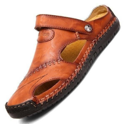 Chris | Orthopädische Ledersandalen