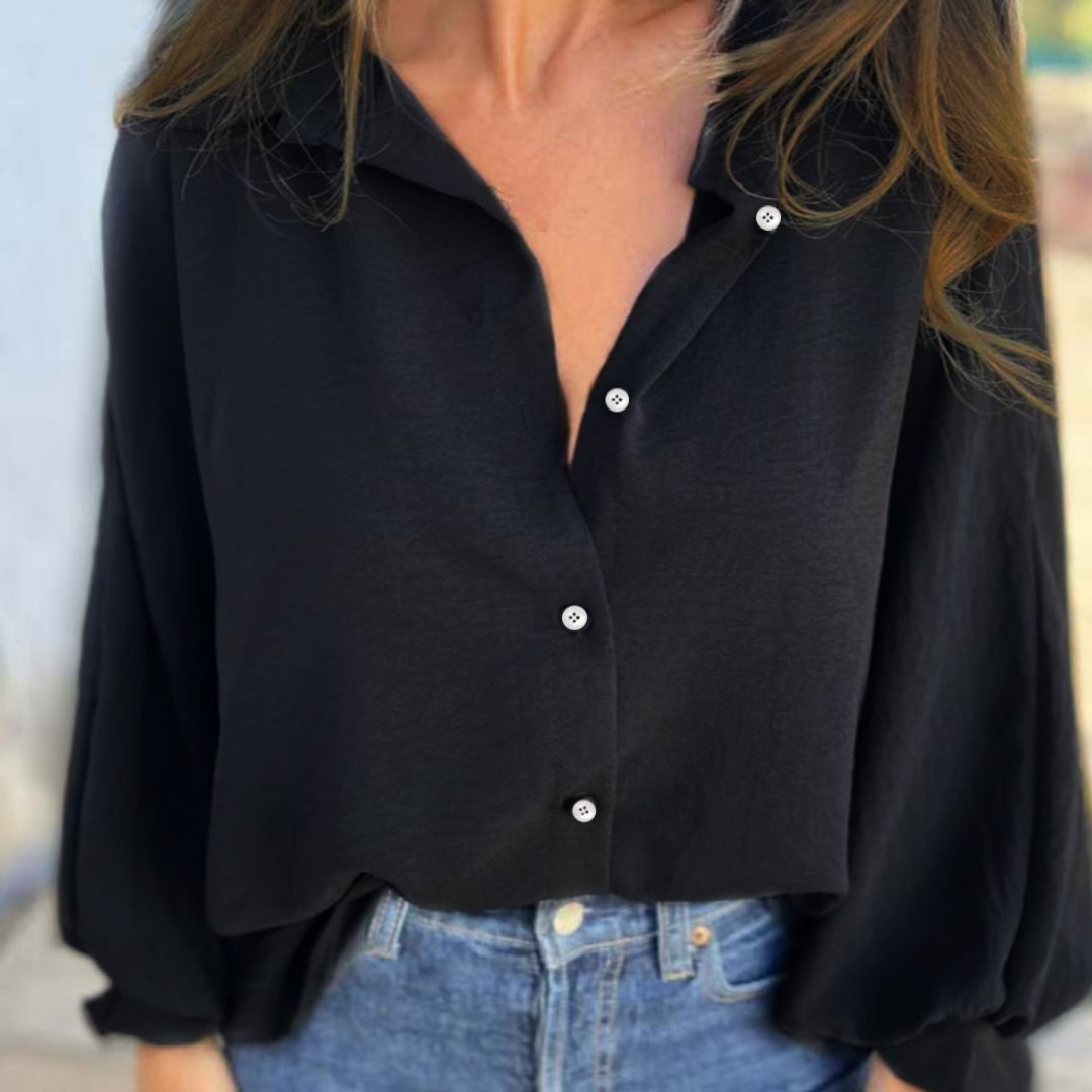 Elysa™ - Elegante Button-Up-Bluse