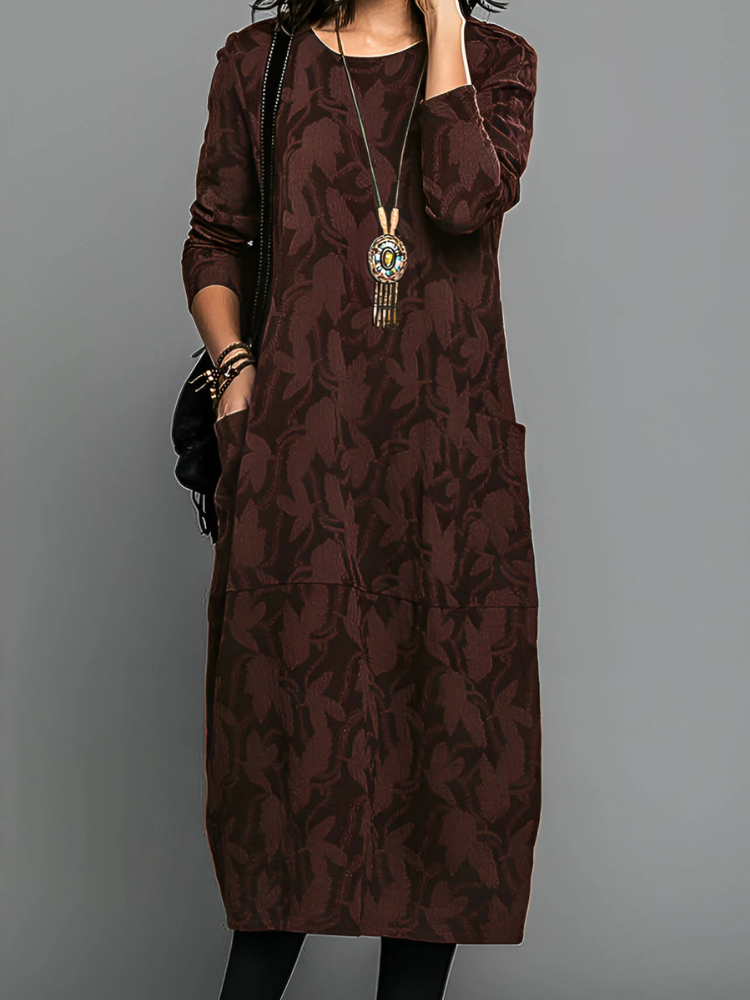 Bertha™ - Elegantes Winterkleid mit Taschen