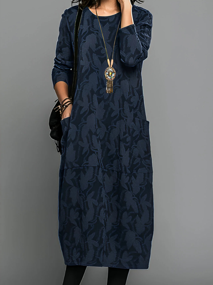 Bertha™ - Elegantes Winterkleid mit Taschen