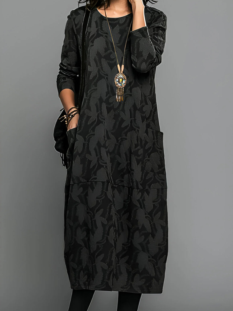Bertha™ - Elegantes Winterkleid mit Taschen
