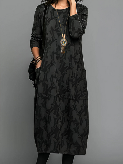 Bertha™ - Elegantes Winterkleid mit Taschen