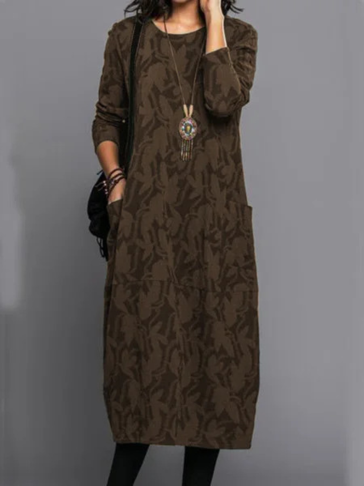 Bertha™ - Elegantes Winterkleid mit Taschen