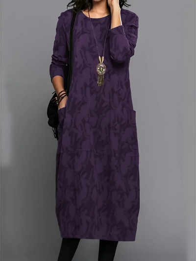 Bertha™ - Elegantes Winterkleid mit Taschen