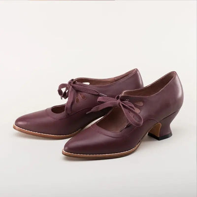 Angela - Orthopädische Sandalen mit Absatz aus Leder