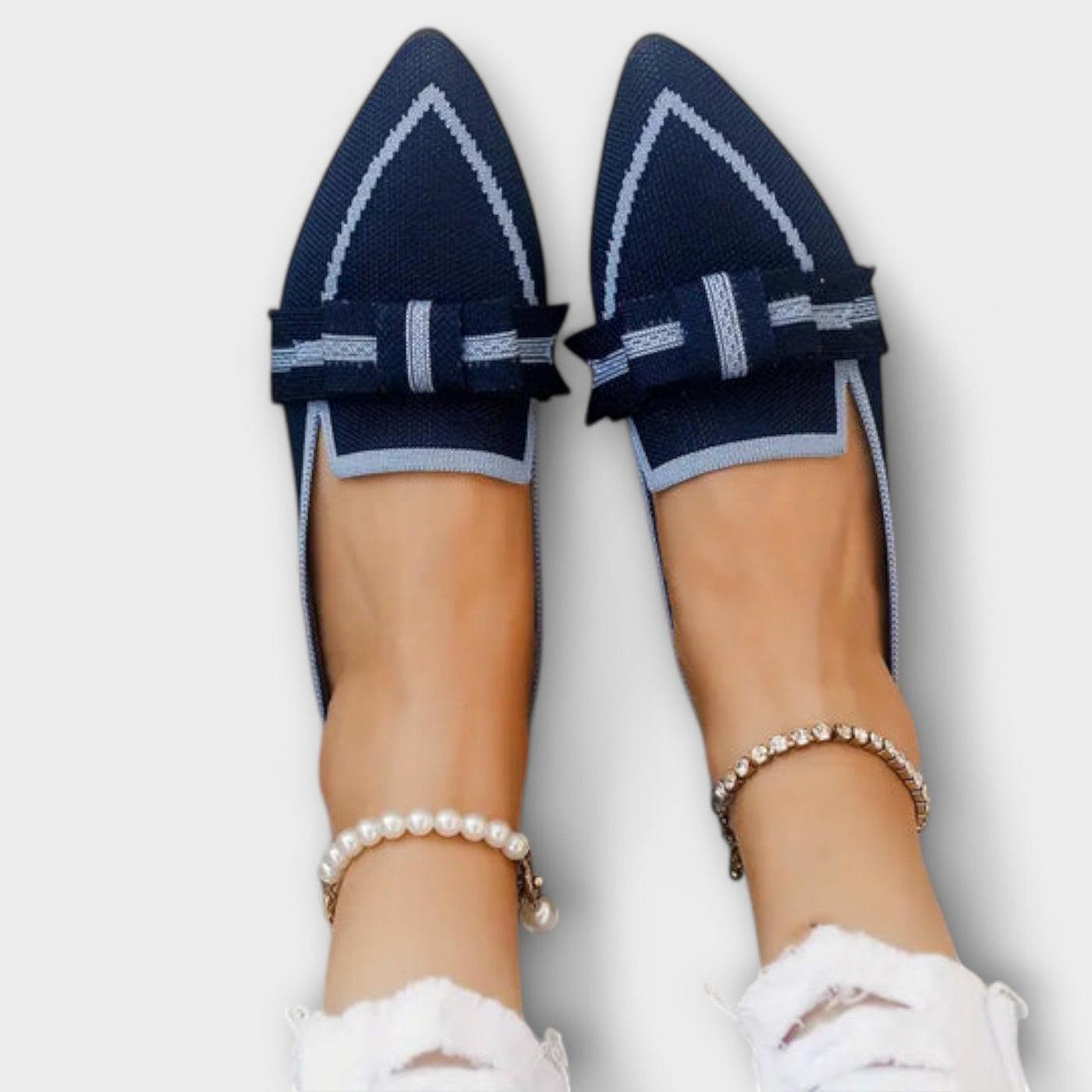 Ava | Flache Schuhe mit geknotetem Detail