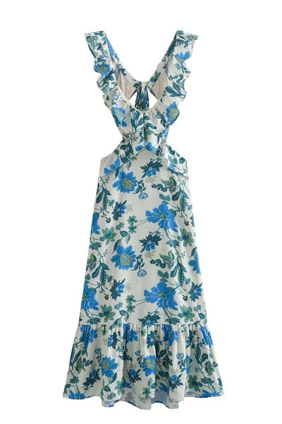 Ariella™ - Kleid mit Blumenmuster und Rüschen