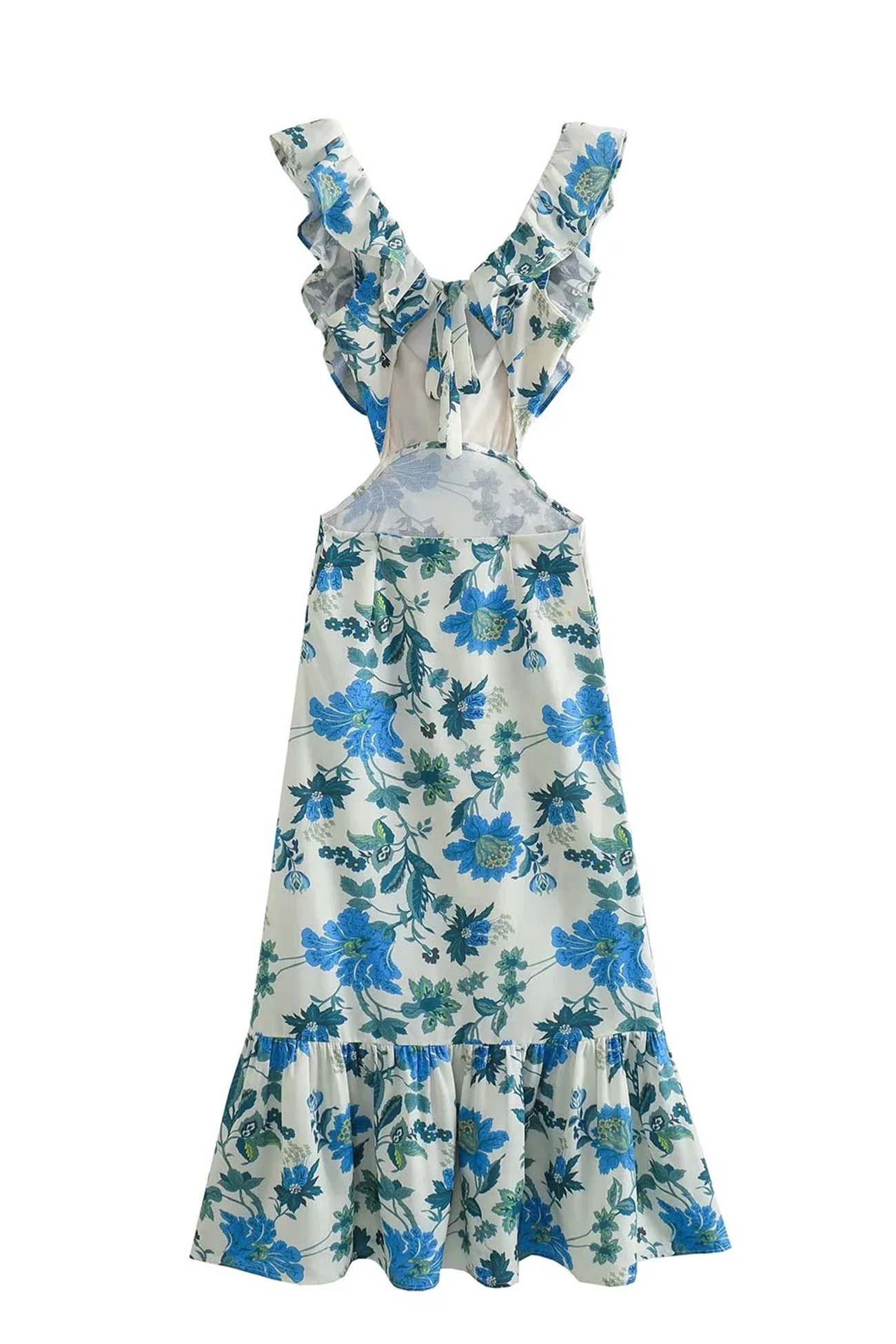 Ariella™ - Kleid mit Blumenmuster und Rüschen
