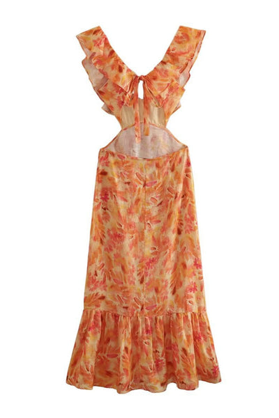 Ariella™ - Kleid mit Blumenmuster und Rüschen