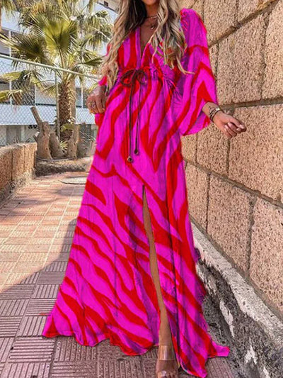 Fenja™ - Stilvolles, farbenfrohes Kleid