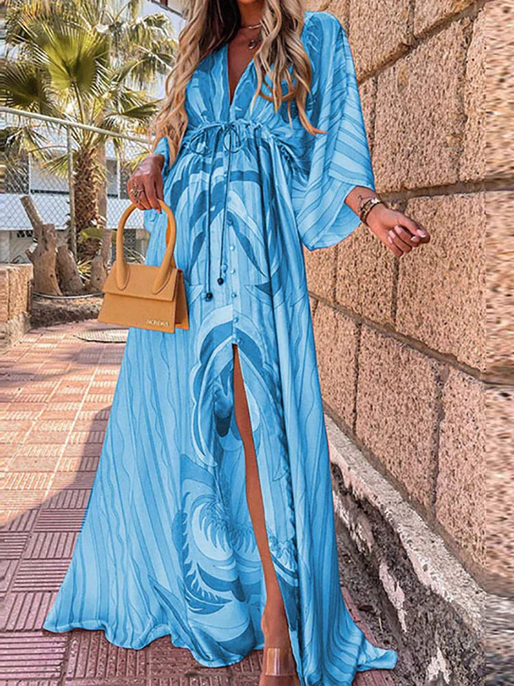 Fenja™ - Stilvolles, farbenfrohes Kleid